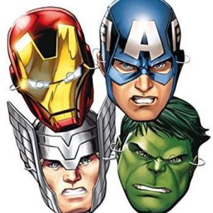 Os Vingadores – Pack 6 Máscaras