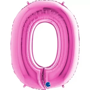 Balão Foil 40″ nº0 Rosa Grabo