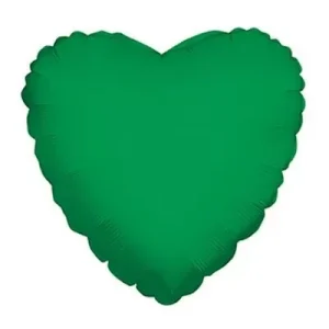 Balão Foil 18″ Coração Verde