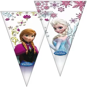 Sacos Prenda Cónicos Frozen 10 Unidades