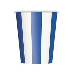 Copos 12Oz riscas azul 6