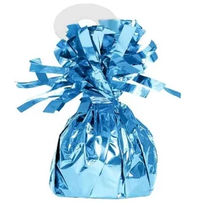 Balão Peso Foil Azul Claro 1uni