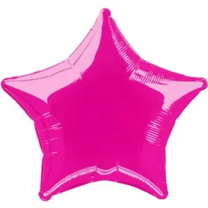 Balão Foil Estrela 20″ Rosa Escuro 1uni