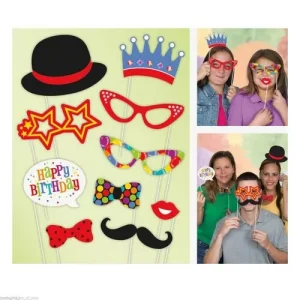 Photo Props Aniversário Confettis