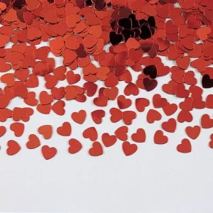 Confetti Corações Vermelhos