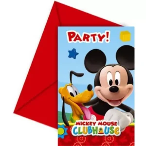 Convites Mickey 6Uni