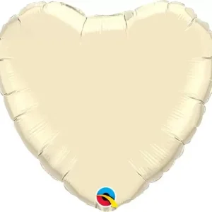 Balão Foil Coração Pérola 18″