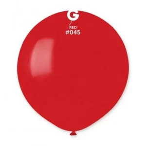 Saco 50 Balões Latex Redondos Vermelho 48cm