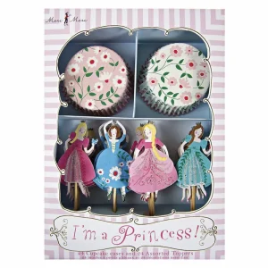 Kit Cupcake Princesas 24 Unidades