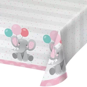 Toalha de Mesa Elefante Rosa