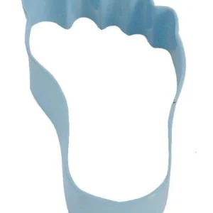 Cortador de Bolachas Pé de Bebé Azul
