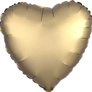 Balão Foil 18″ Coração Dourado Pastel