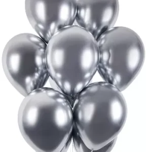 Balão latex Prata Cromado Gemar