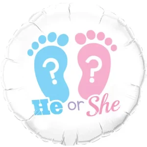 Super Shape 18″ Pegada He or She 1uni