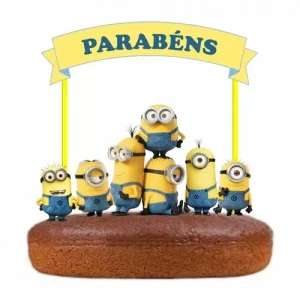 Topo de Bolo Minions