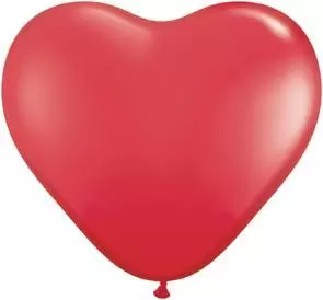 Balão Latex Coração 6″ s/Hélio