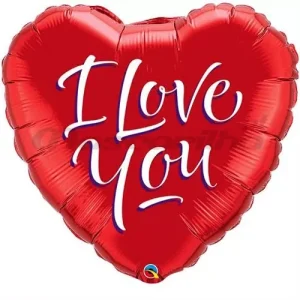 Balão Foil Coração I Love You! 37″/94cm