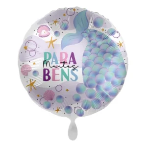 Balão Foil Sereia Muitos Parabéns