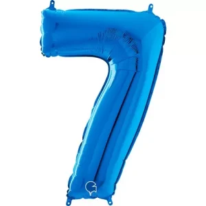 Balão Nº 7 Azul 26″ 66cm