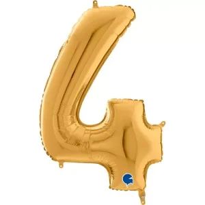 Balão Nº 4 Dourado 26″ 66cm