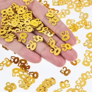 Confettis 50 anos Papel E Foil