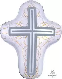 Balão Foil 28″/71cm Cruz