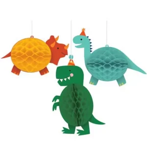 Decoração de Pendurar Dinossauros 3 Unidades
