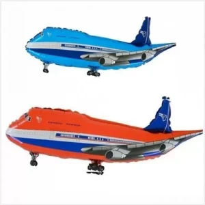 Balão Foil Avião Azul ou Vermelho