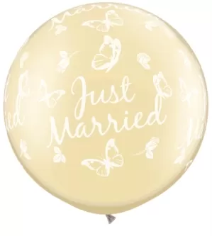 Balão Latex 30″ Just Married