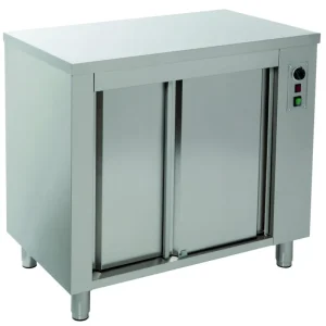 MESA ESTUFA PORTAS DESLIZANTES 1400X700X850 INOX