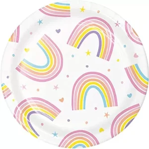 Pratos Arco-Iris Feliz
