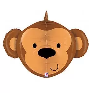 Balão Foil 3D Macaco 69cm
