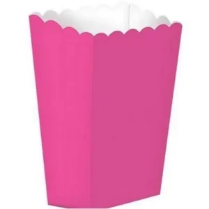 Caixa de Pipocas Rosa Escuro