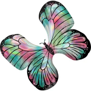 Balão Foil Borboleta Iridescente 30″/76cm