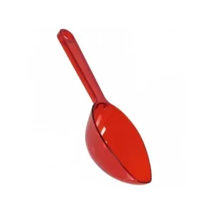 Colher Plástico Para Sobremesa Vermelho