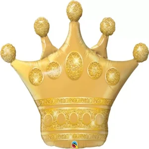 Balão Foil Coroa Dourada