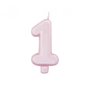 Vela Perolada Rosa Nº 1