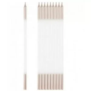 Velas Altas Rose Gold e Dourado