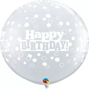 Balão Latex Gigante Happy Birthday 2uni