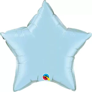 Balão Foil Estrela 20″ Azul Bebé