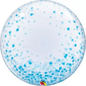 Bubble Confetti Azul
