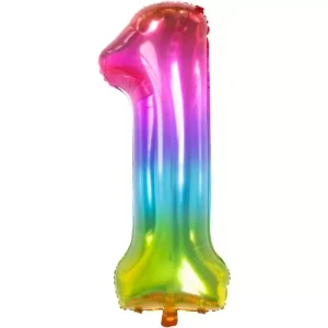Balão Foil nº1 86cm Yummy Gummy