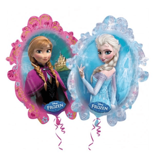 Balão silhueta XL de Frozen – 63 x 78 cm