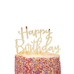 Topo de Bolo Happy Birthday