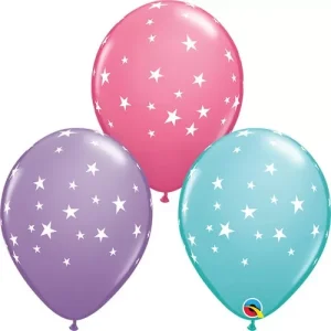 Balão Latex 11″ Sortido Estrelas