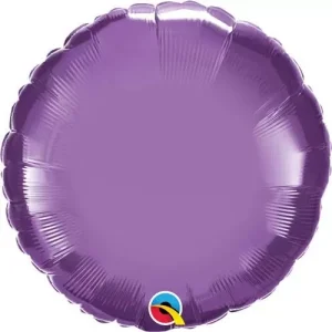 Balão Foil Redondo 18″ Roxo Cromado