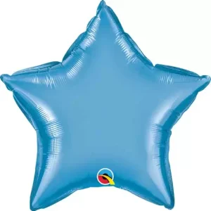 Balão Foil Estrela 20″ Azul Cromado