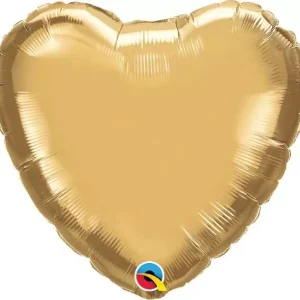 Balão Foil Coração 18″ Dourado