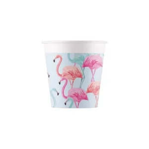 Copos Flamingos 8 Unidades