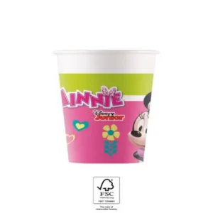 Copos em papel da Minnie Rosa